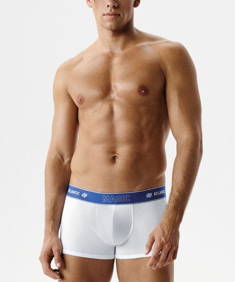 Трусы мужские боксеры (1 шт) Atlantic MH-1200, хлопок, белый