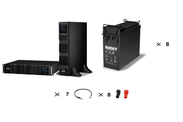 Комплект ИБП Stark Country 3000 Online One RT + АКБ Ventura FT 12-35 х 8 шт.