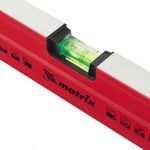 34718 Уровень алюминиевый магнитный, 1800мм, фрезерованный, 3 глазка (1 зеркальный), усиленный/ Matrix