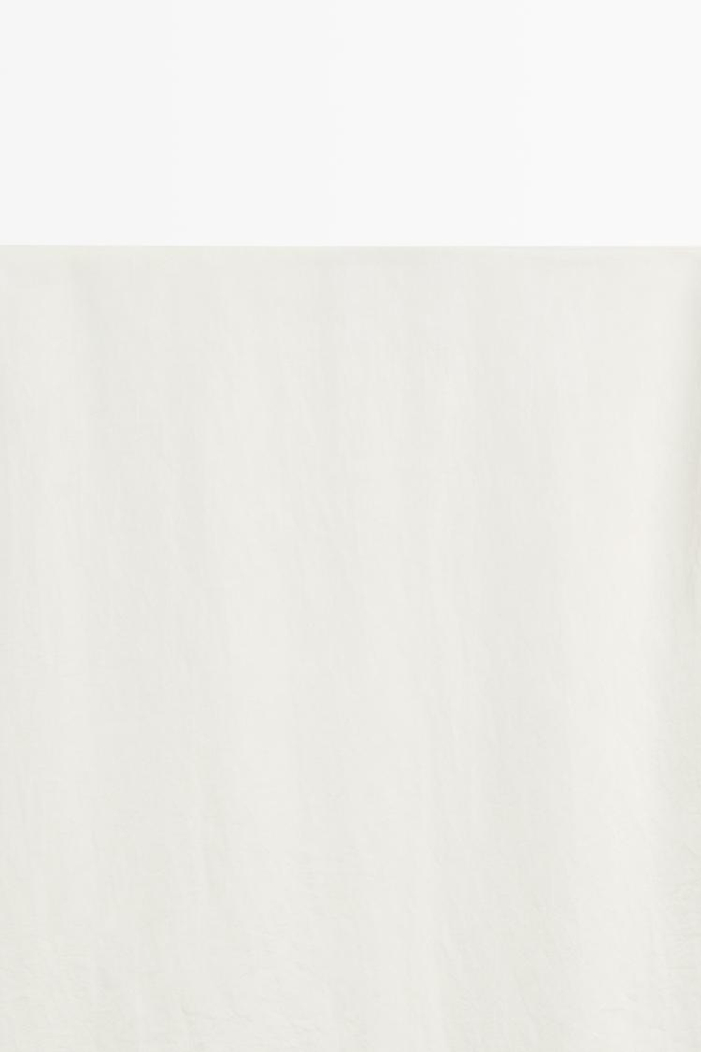 Massimo Dutti Струящаяся юбка миди с кружевной отделкой, белый