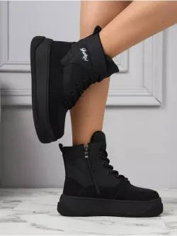 Дутики зимние на платформе