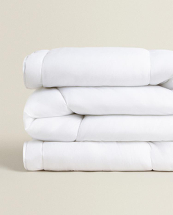 ZARA HOME ПУХОВОЕ ОДЕЯЛО, БЕЛЫЙ