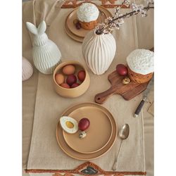 Набор из двух тарелок бежевого цвета из коллекции Essential, 20 см