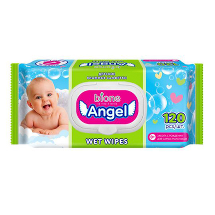Салфетки влажные Ангел 120 шт