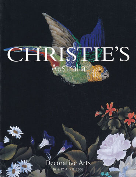 Каталог аукциона Christie’s, Мельбурн, Декоративно-прикладное искусство от 16-17 апреля 2002 года