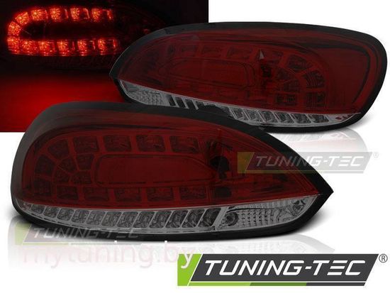 Задние фонари для Volkswagen Scirocco III (08-14) LED Red Smoke