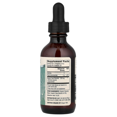 Dr. Mercola, органическая сереноя, капли, 60 мл (2 жидк. унции)