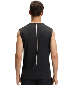 Мужская теннисная футболка BOSS Tank TOC - black
