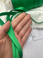 Косая бейка "Gamma" GK-12P 11 - 12 мм №061 зелёный