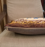 Декоративный гобеленовый чехол для интерьерной подушки Незабудки 47*47