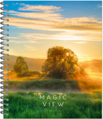 Тетрадь общая 48 листов на металлическом гребне "Красивые пейзажи"