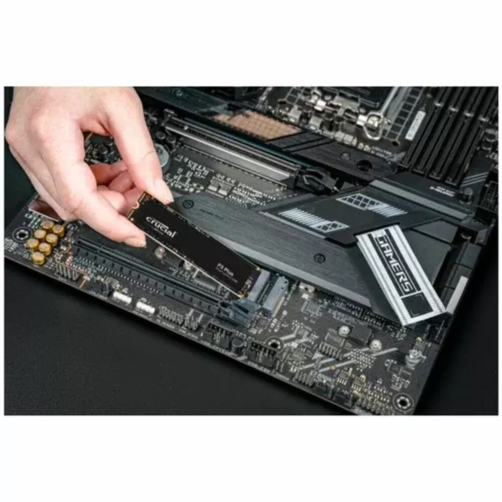 Накопитель SSD 2.0Tb Crucial P3 Plus CT2000P3PSSD8 (M.2, PCI-E 4.0 x4, up to 5000/4200MBs, 3D NAND, NVMe, 440TBW, 22х80mm) RTL