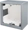 Donel R98 алюминий Коробка для накладного монтажа с встроенной рамкой 1-я, серия DA