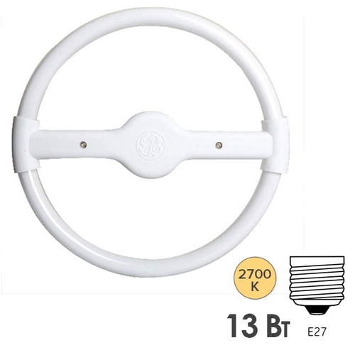 Лампа энергосберегающая руль FLE T5 22W 827 2700K 230-245V E27 теплая GE 73767