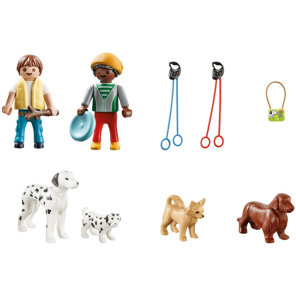Playmobil - City Life Box Прогулка с собаками 70530 / артикул   70530  / GTIN 4008789705303