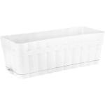 Ящик д/цветов Изюминка 6л прямоугольный (белый) (комплект 24 шт)