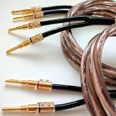 DAXX S182g Акустический кабель 12AWG (3.3мм.кв), класса Hi-End из монокристаллической меди -готовая пара-