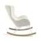 Кресло-качалка Valsa белое букле