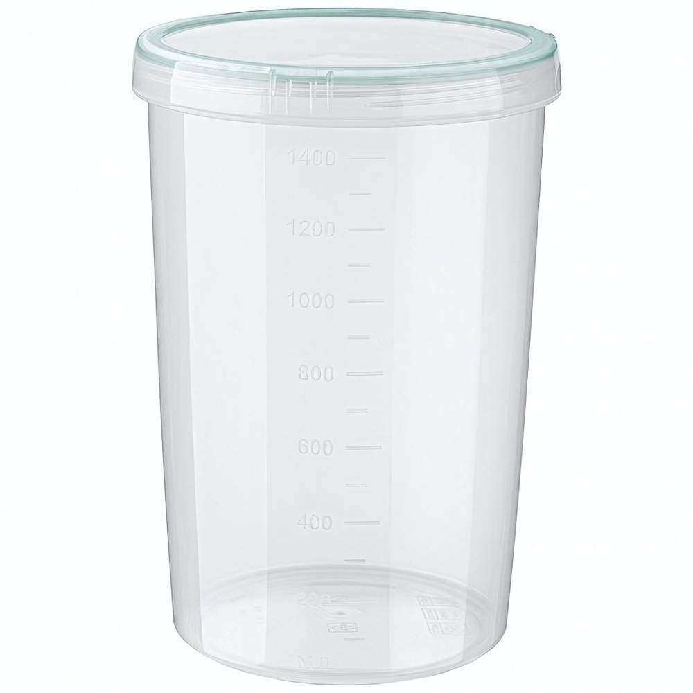 Банка "винтаж" 1,5л высокая светло-голубой)