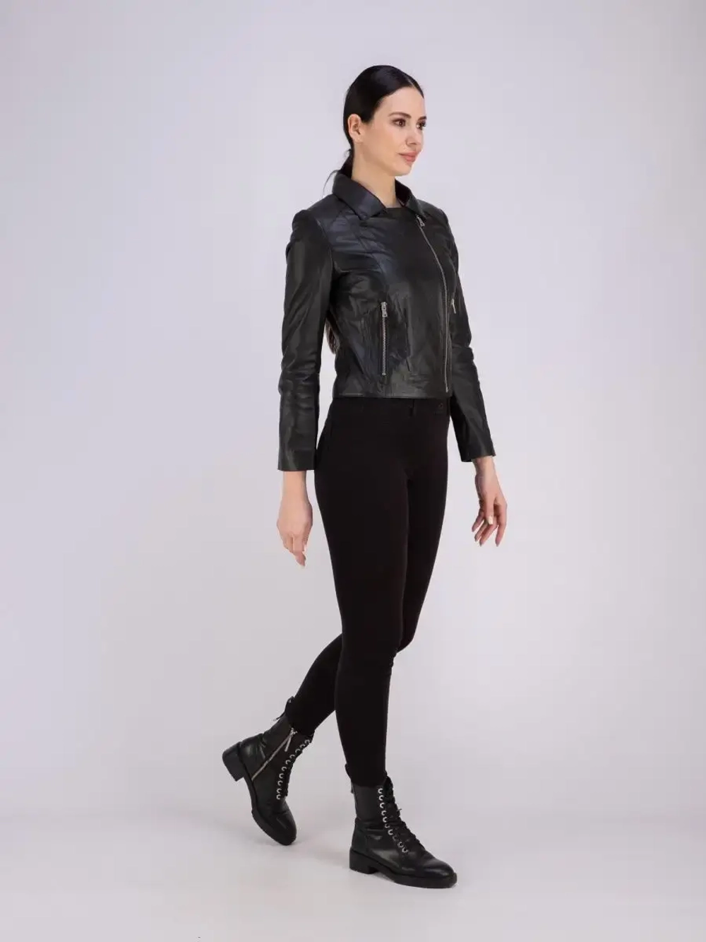 Косуха кожаная из натуральной кожи Турция