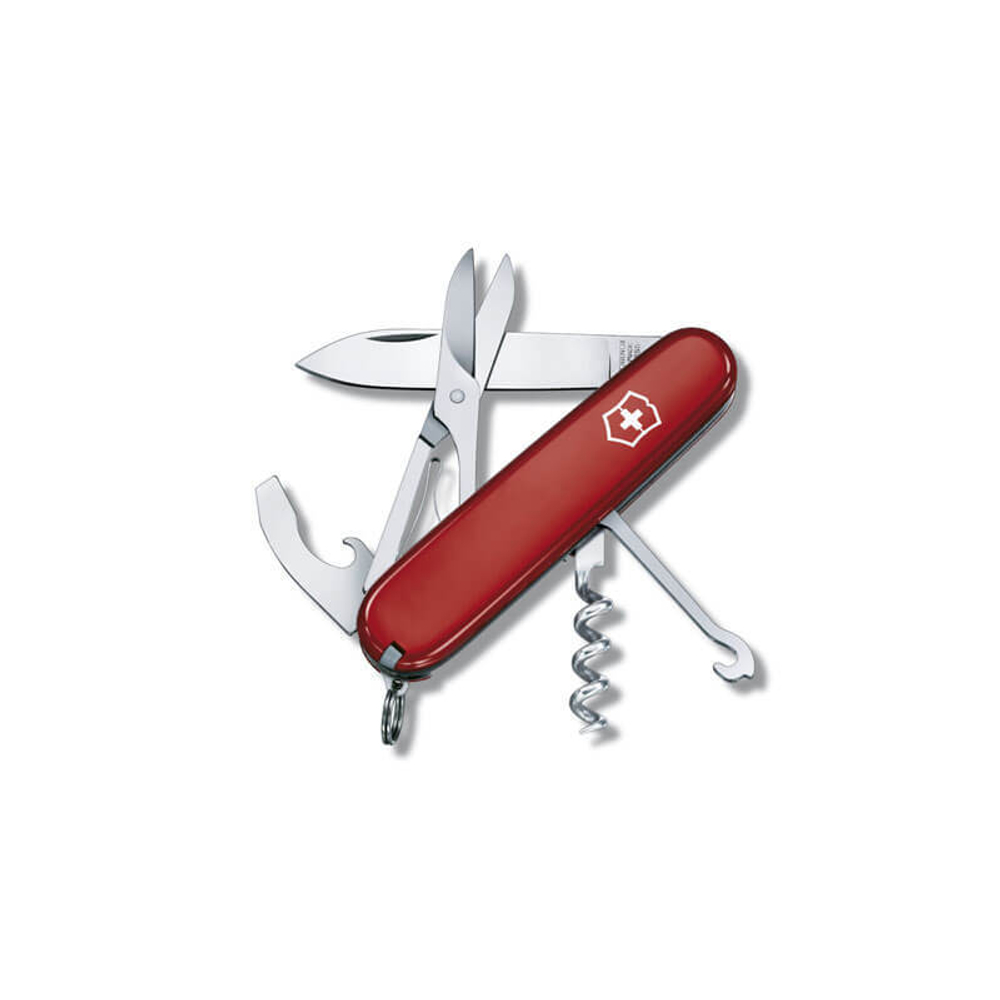 Нож Victorinox Compact, 91 мм, 15 функций, красный