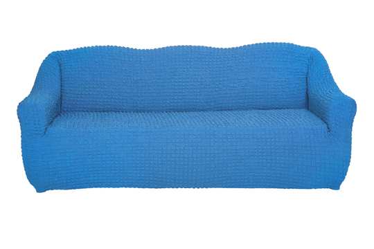 Чехол Модерн на 3-х местный диван, цвет Голубой