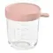 Стеклянный контейнер Beaba Glass Portion Jar 250 ml Old Pink