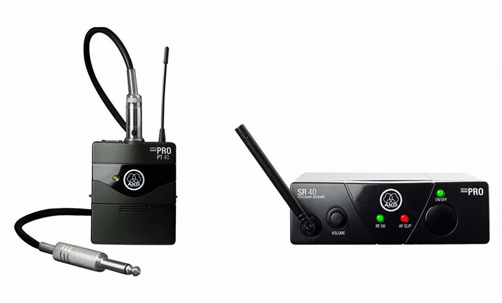 AKG WMS40 Mini Instrumental Set BD US25D (540.400) инструментальная радиосистема с поясным передатчиком и кабелем