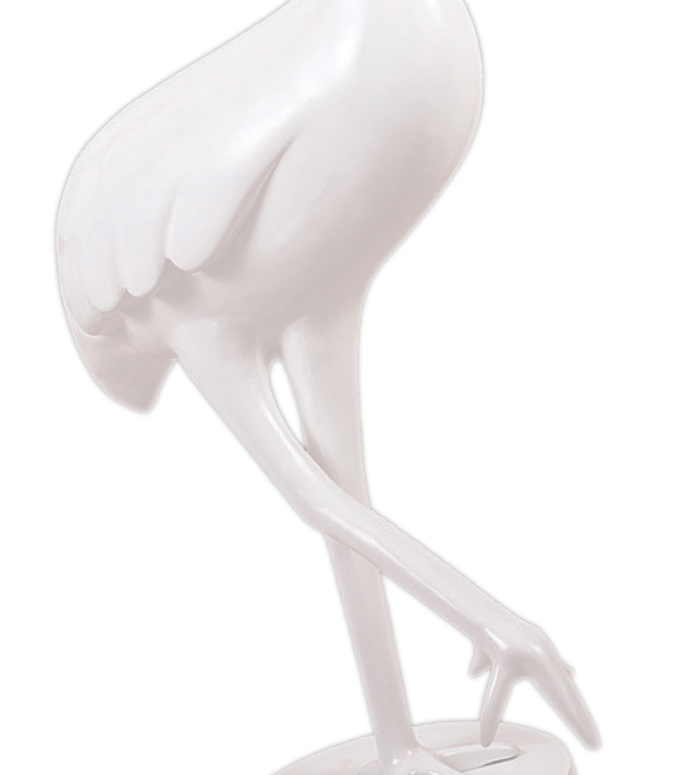 4045-13,01 Торшер Аист белый