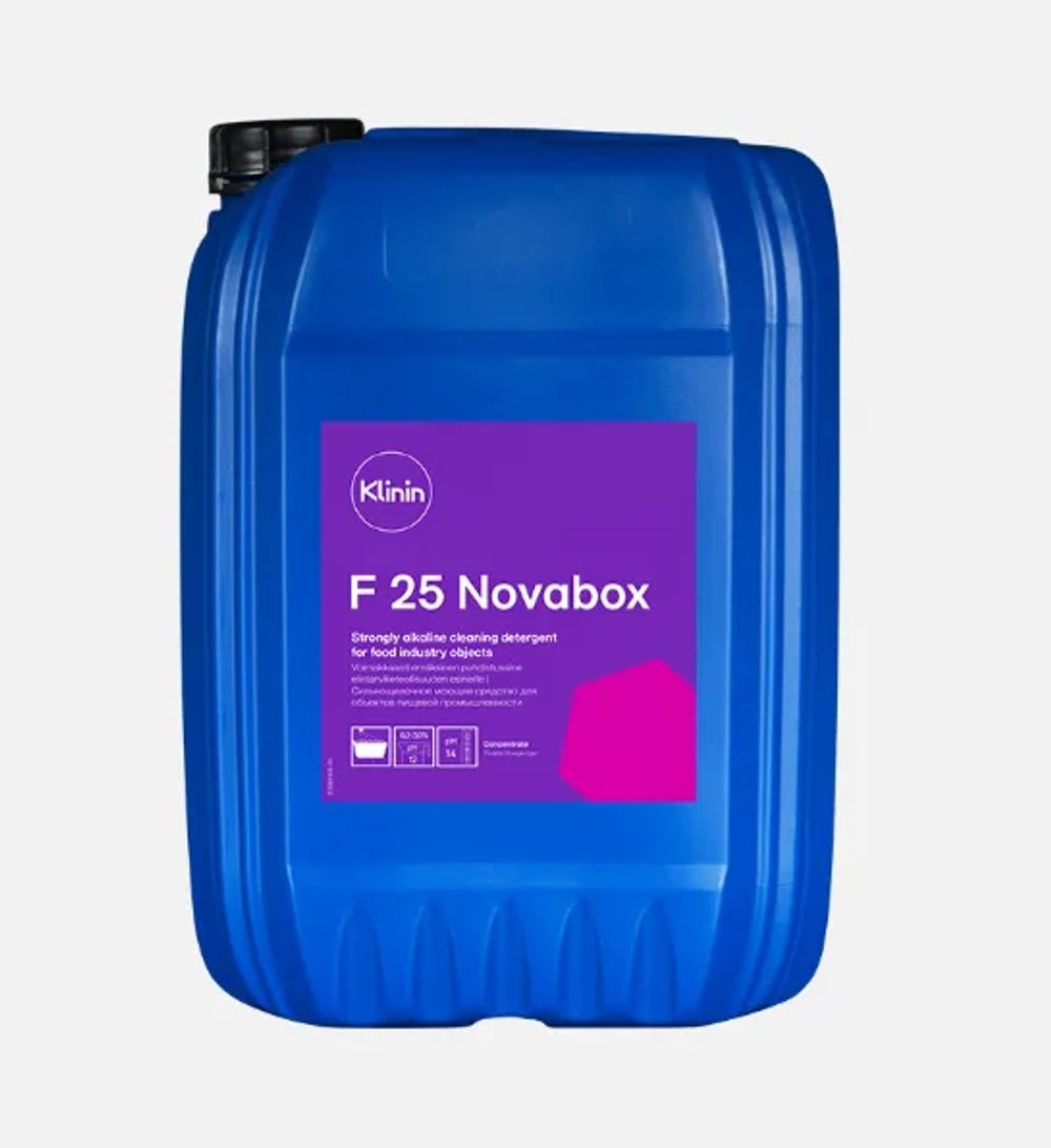 Klinin: F 25 NOVABOX 20л сильнощелочное средство (шт.)