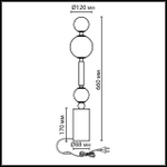 5457/4TL ODL_EX Настольная лампа LED x 4W 2500K MODERN CALLISTO