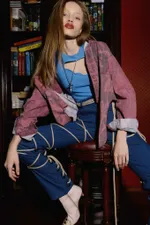 Рубашка The Empty Industry Upcycle Pink