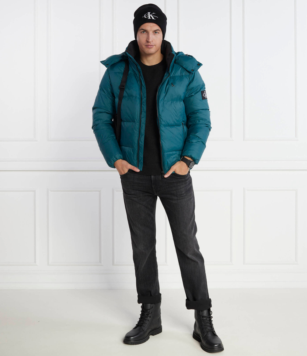 Пуховая куртка CALVIN KLEIN JEANS - морской(J30J323468)