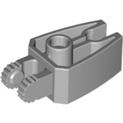 Lego Петля 1x3 с фиксатором с двумя пальцами и лапой (светло-серый) 41529 / 4211726