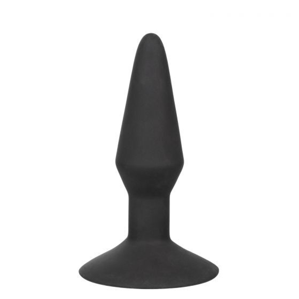 Расширяющаяся анальная пробка со съемным шлангом Medium Silicone Inflatable Plug - 10,75 см.