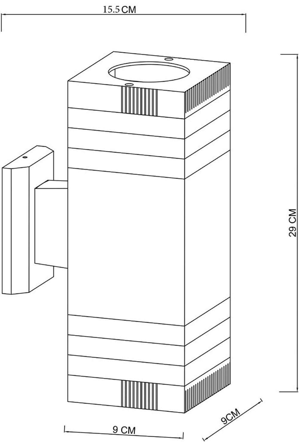 Уличный настенный светильник Arte Lamp HADAR