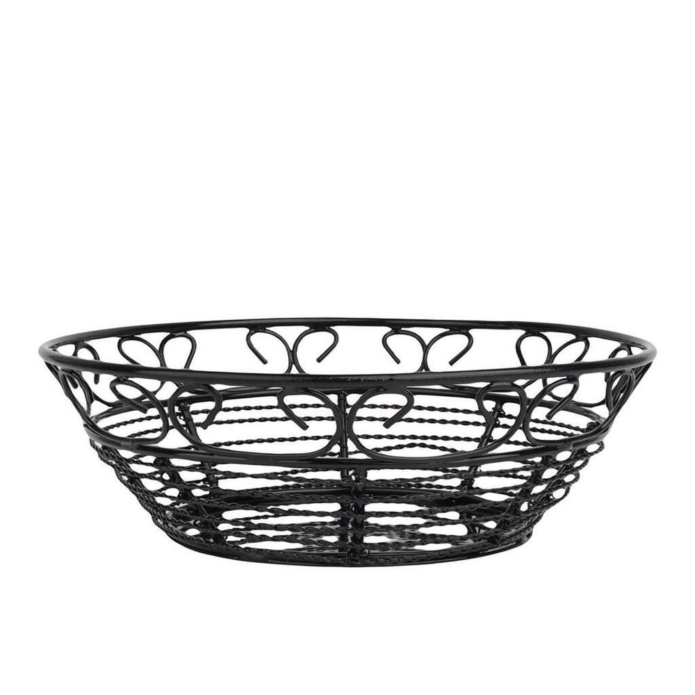 Корзинка для подачи 20,5 см h6 см черная нерж. P.L. Proff Cuisine