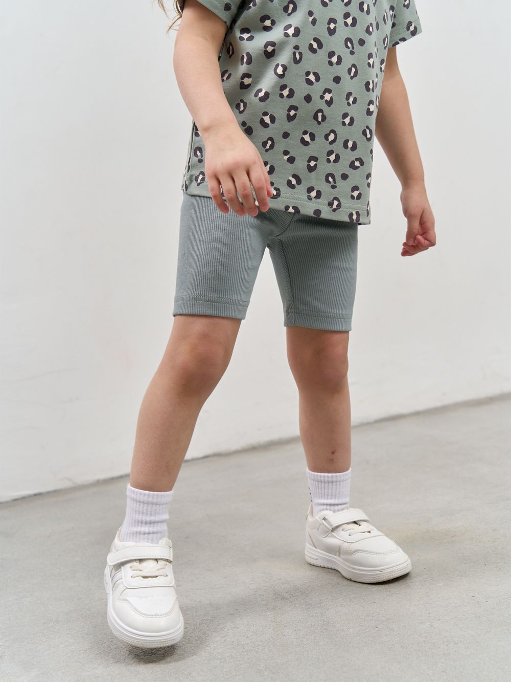 Велосипедки из кашкорсе "Шалфей" 0+