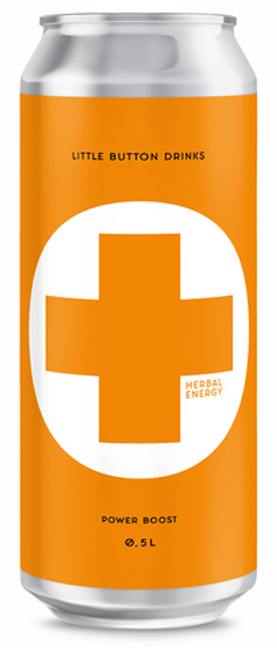 Чай Холодный Травяной Рэд Баттон Гербал Энерджи / Red Button Herbal Energy 0.45 - банка