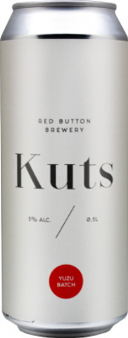 Пиво Рэд Баттон Катс Юзу Батч / Red Button Kuts Yuzu Batch 0.5 - банка