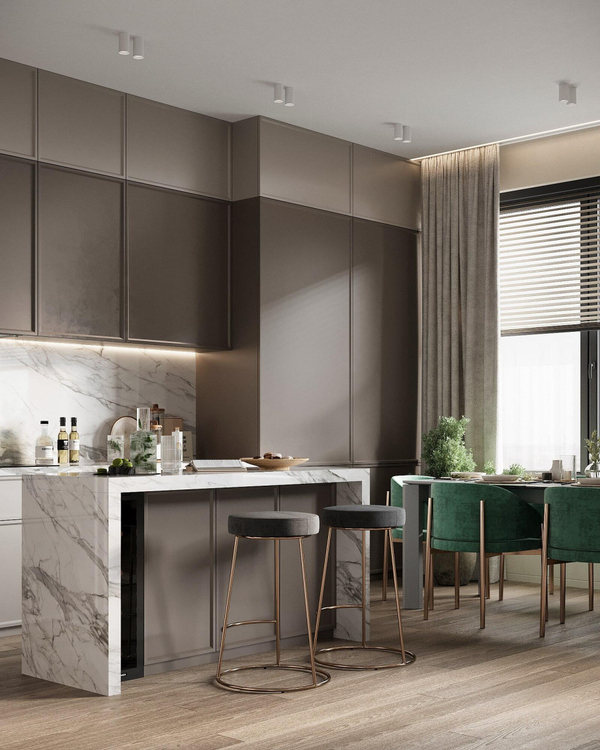 Примеры современных дизайнов кухни из интернета