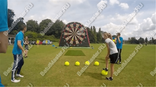 Надувной герметичный дартс «Стандарт» диаметр 4 м, размер 4×1,5×4 м