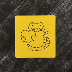 Котик с сердцем №13