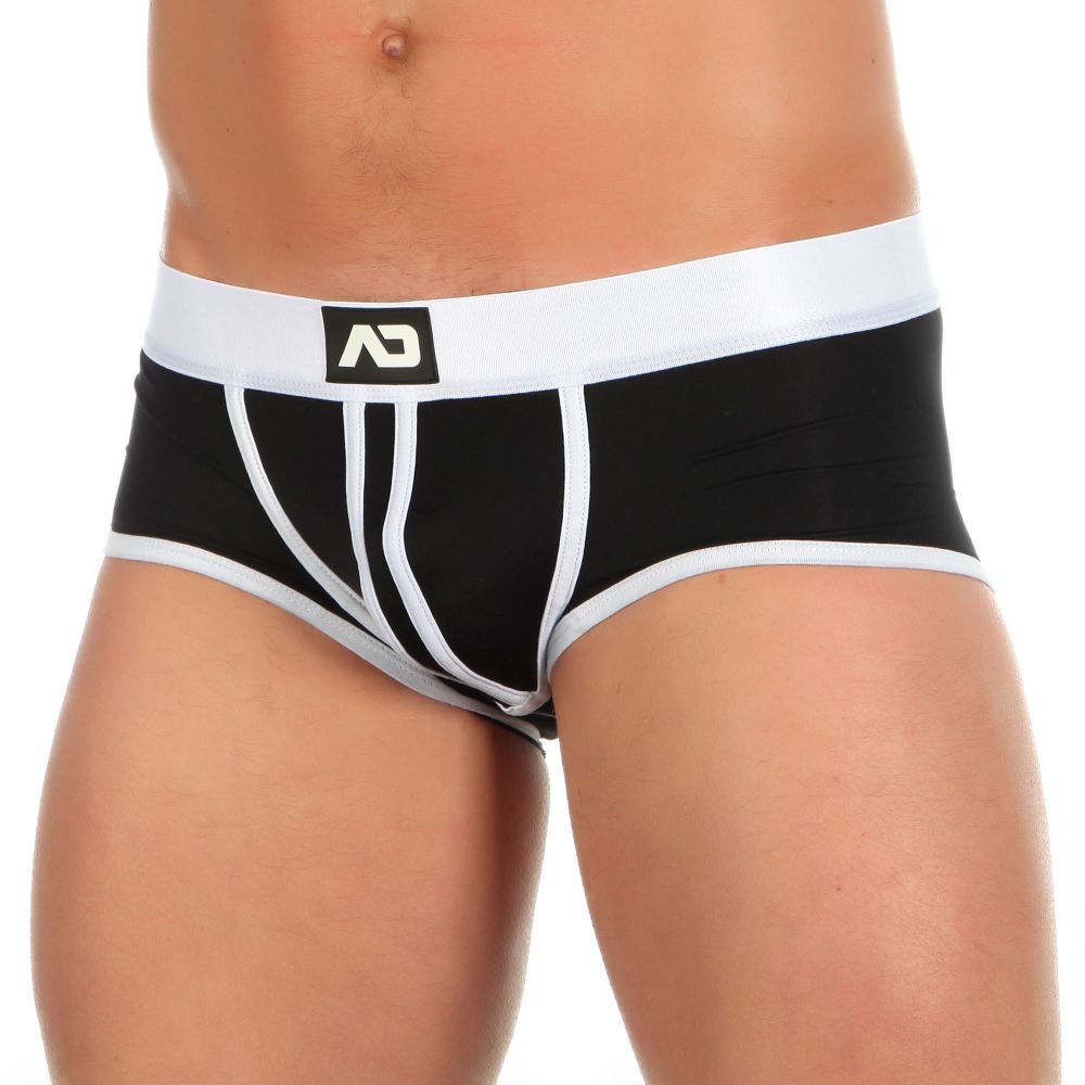 Трусы мужские джоки черные с белой резинкой ADDICTED