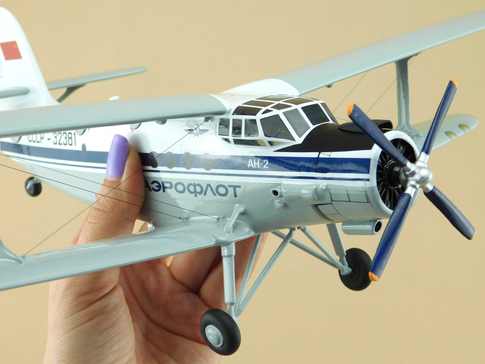 Модель самолета Ан-2 (М1:48, Аэрофлот СССР-32381)