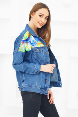 LIGVIANNI Джинсовая куртка Denim Jacket Dragon