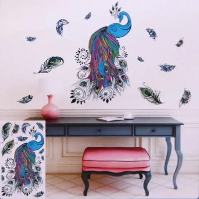 Наклейки интерьерные 32*65см «Павлины» CSH-1004