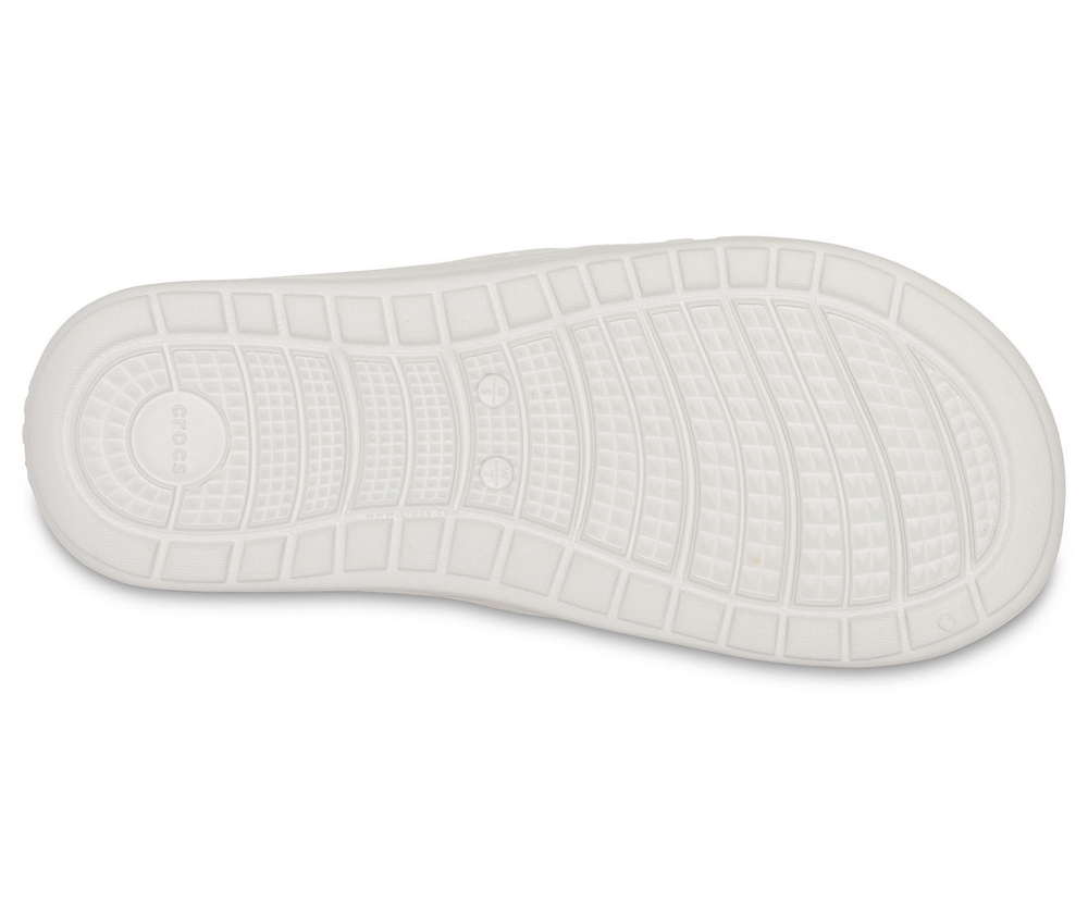 Шлепанцы Crocs Reviva Slide Pearl White/Citrus
