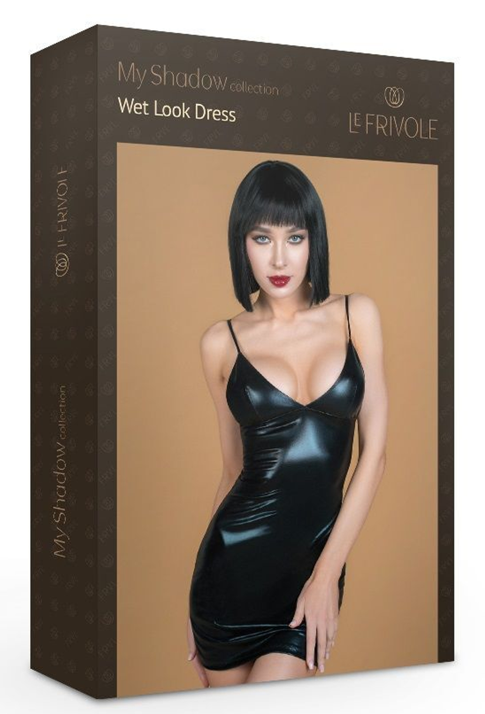 Коротенькая сорочка-футляр с двусторонней молнией