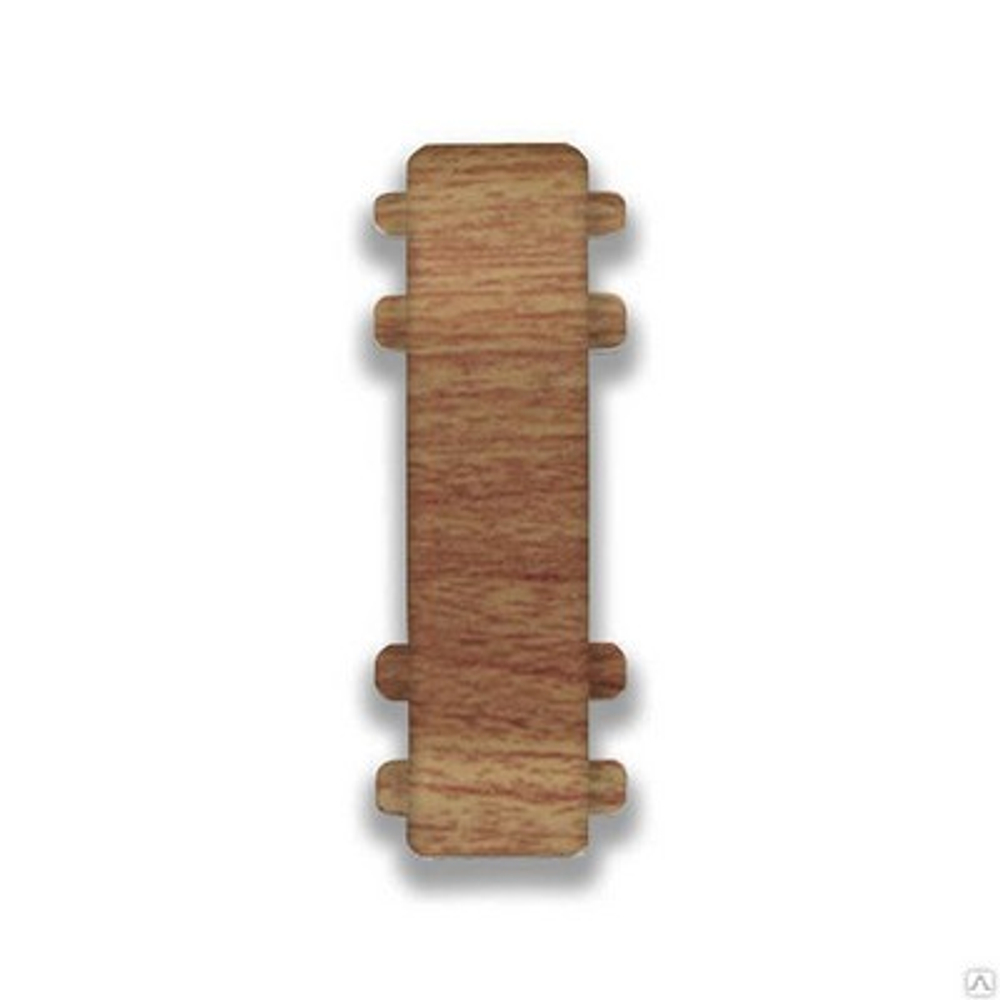 Соединитель к плинтусу "Идеал-М" Вишня тёмная